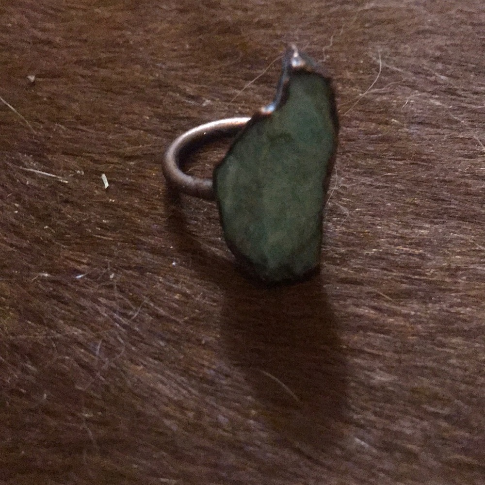 Amazonite Electroformed Ring~ - image 3